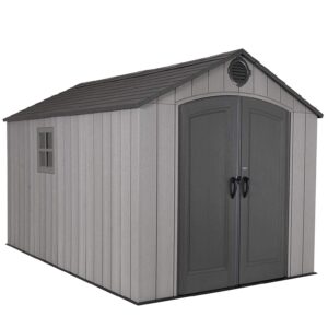 Lifetime 8x12.5 Heavy Duty Plastic Shed - Storm Dust