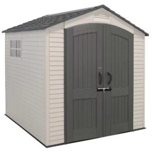 Lifetime 7x7 Heavy Duty Plastic Shed - Two Windows