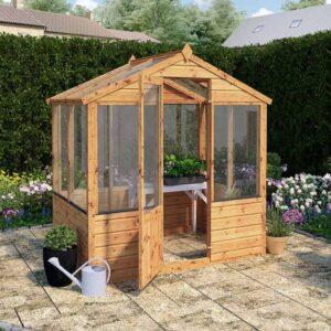 Mercia 4'x6' Traditional Timber Greenhouse