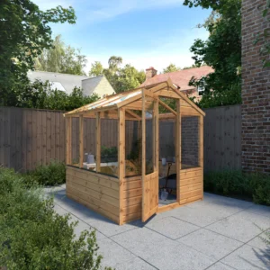 Mercia 6'x6' Traditional Timber Greenhouse