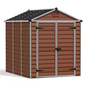 Palram 6x8 Canopia Skylight Plastic Apex Shed - Amber