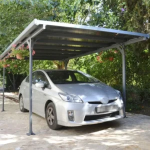 Palram - Canopia 10' x 17' Aluminium Carport Verona 5000 Grey