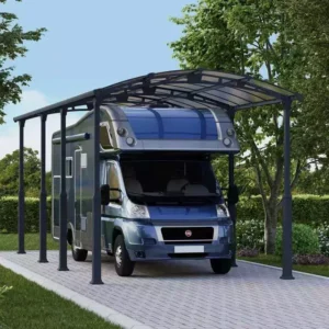 Palram - Canopia 12' x 28' Aluminium Carport 8500- Alpine Grey