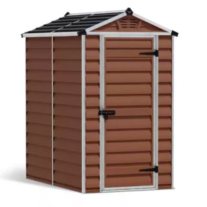 Palram 4x6 Canopia Skylight Plastic Apex Shed - Amber