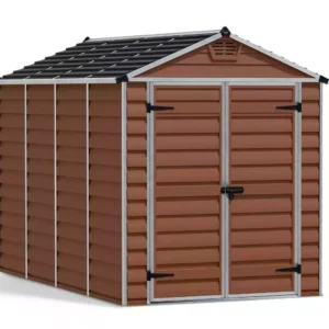 Palram 6x10 Canopia Skylight Plastic Apex Shed - Amber