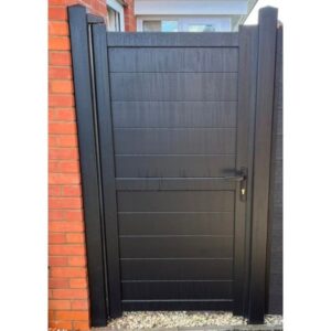 Readymade - Horizontal Pedestrian Gate 1000mmx1800mm Black or Grey