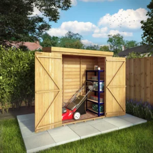 Mercia 6' x 2'6 Overlap Pent Tool Storage Shed