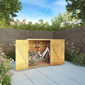 Mercia 3'x6' Overlap Timber Pent Bike Storage Shed