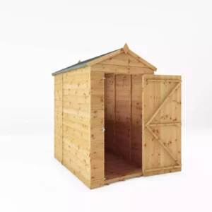 Mercia 6'x4' Shiplap Apex Shed / 4'x6' Reverse Apex Shed (Windowless)