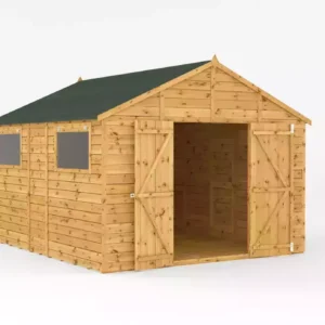 Mercia 12'x 10' Premium Shiplap Timber Apex Workshop