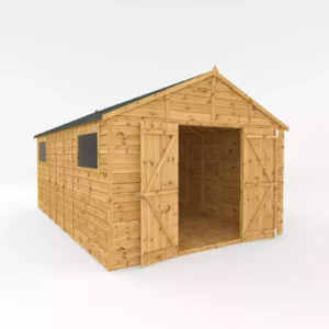 Mercia 16'x 10' Premium Shiplap Timber Apex Workshop