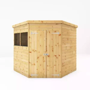 Mercia 7' x 7' Shiplap Corner Shed