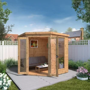Mercia 7'x 7' Premium Corner Summerhouse