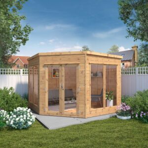 Mercia 9'x 9' Premium Corner Summerhouse