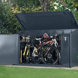 Asgard 8'x4' Access Plus Heavy Duty Metal Shed - with 3 Point Locking System