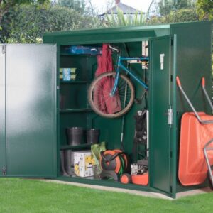 Asgard 7'x3' Trojan Heavy Duty Metal Shed - with 5 Point Locking System