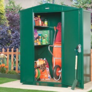 Asgard 5'x4' Flexistore Heavy Duty Metal Shed - with 3 Point Locking System