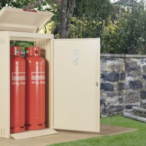 Asgard Heavy Duty Metal Gas Bottle Storage - 2 Bottles (47kg bottles)