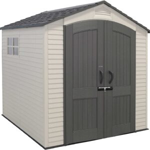 Lifetime 7x7 Heavy Duty Plastic Shed - One Window