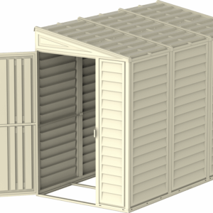 Saffron Vinyl Lean To 4x8 Shed