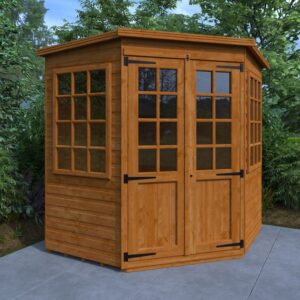 Pro-Tect Timber 6'x6' Pentagon Corner Shiplap Summerhouse