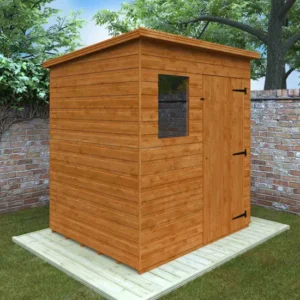 Pro-Tect Timber 6'x5' Super Pent Shiplap Shed (Window or Windowless)