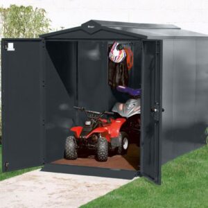 Asgard 5'x11' Heavy Duty Metal Quad Bike & ATV Storage Garage - with 5 Point Locking System