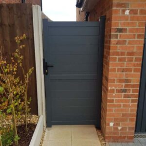 Readymade - Horizontal Pedestrian Gate 800mmx1800mm Black or Grey