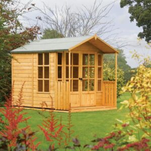 Rowlinson Timber 7'x7' Arley Summerhouse with 3' Veranda