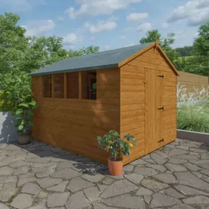 Pro-Tect Timber 10'x8' Super Apex Shiplap Shed (Window or Windowless)