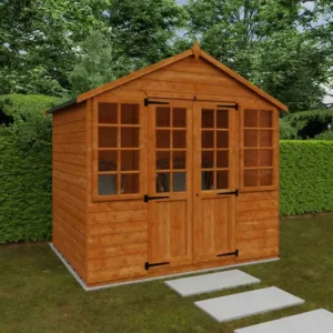 Pro-Tect Timber 6'x8' Shiplap Summerhouse (with optional Veranda)
