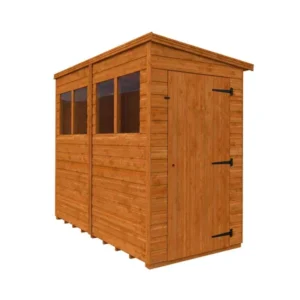 Pro-Tect Timber 8'x4' Flex Pent Shed - Express Delivery