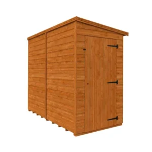 Pro-Tect Timber 8'x4' Flex Windowless Pent Shed - Express Delivery