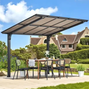 Pro-Tect 10x8 Freestanding Aluminium Heavy Duty Hardtop Outdoor Pergola