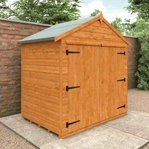 Pro-Tect Timber 4'x6' Flex Apex Bike Shed - Express Delivery