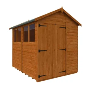 Pro-Tect Timber 8'x6' Flex Double Door Apex Shed - Express Delivery
