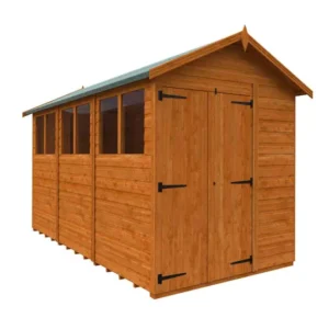 Pro-Tect Timber 12'x6' Flex Double Door Apex Shed - Express Delivery