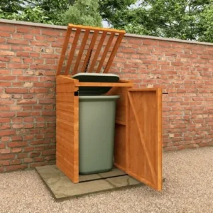 Pro-Tect Timber  3'x2.5' Single Bin Store - Express Delivery