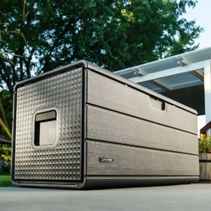 Lifetime 643 Litre Plastic Outdoor Storage Deck Box - Model X60508U