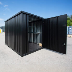 Solmha 6.5' x 6' SiteStore 2m Heavy Duty Storage Container-  Matt Black (Coming Soon)