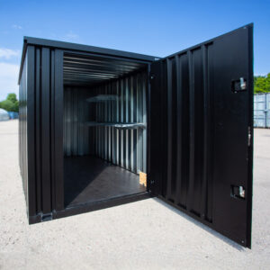 Solmha 6.5' x 13' SiteStore 4m Heavy Duty Storage Container-  Matt Black (Coming Soon)