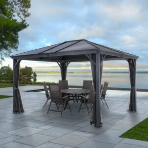 Sojag Ventura 10'x12' (3m x 3.7m) Hardtop Metal Gazebo