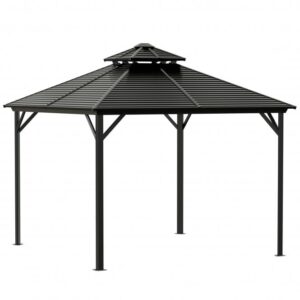 Sojag Ventura II 10'x10' (3m x 3m) Double Roof Hardtop Metal Gazebo