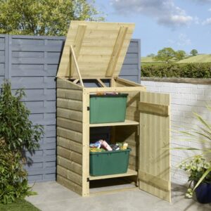 Rowlinson Timber Shiplap Recycling Box Store