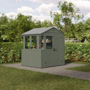 Keter 6'x6' Plastic Potting Garden Shed - Green (Coming Soon)
